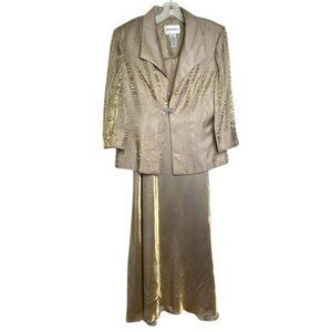 Gown & Jacket David's Bridal Set Size 14